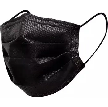 rouška Ochranná rouška 50 ks - face mask, roušky, černé