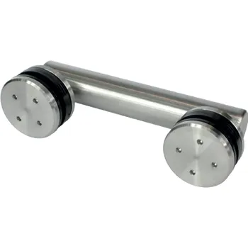 Zrcadlo Bodový úchyt (sklo - sklo 180°)