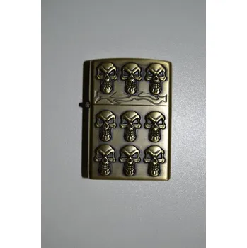 Zapalovač BENZÍNOVÝ ZAPALOVAČ Č.25 - skull