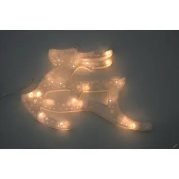 Vánoční dekorace PRC VÁNOČNÍ OSVĚTLENÍ OBRYS SOB 29CM TEPLE BÍLÝ