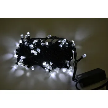 Vánoční dekorace PRC VÁNOČNÍ OSVĚTLENÍ 100 VELKÝCH LED DIOD - BÍLÉ