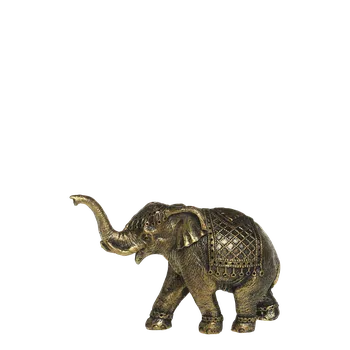 Chic Antique Soška slona v barvě antic mosaz
