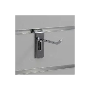 Prodejní regál SLAT hák / háček, délka 50 mm, chrom