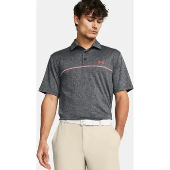 Pánská móda Pánské polo tričko Under Armour Playoff 3.0 Stripe Polo velikost L black