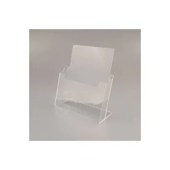 Reklamní stojánek na prospekty PRO A4, stolní, plexi / akrylát