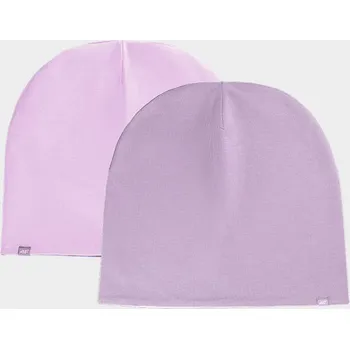 Čepice Dětská oboustranná čepice beanie 4F velikost OSFA růžová