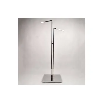 Věšák Štendr/stojan PROFILINE dvouramenný, šikmé rameno 30 cm, chrom