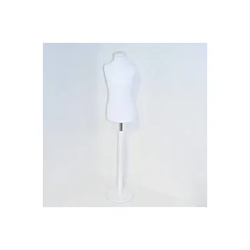 Figurína Krejčovská figurína, panna, manekýna FIDIA dětská 6/8 let, bílý potah, kruhový stojan, bílý