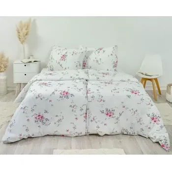 Povlečení Stanex povlečení krep Mia růžová (LS244) 140x200, 70x90 cm