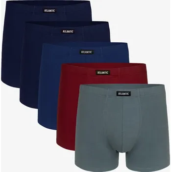 Pánské spodní prádlo Pánské boxerky ATLANTIC 5-Pack velikost S vícebarevná