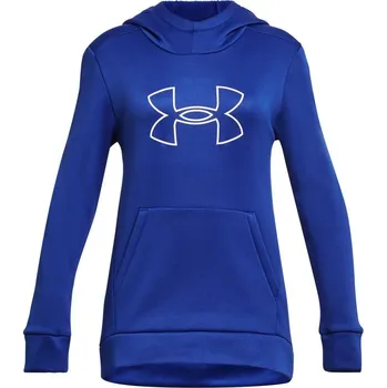 Dívčí mikina Dívčí mikina Under Armour Armour Fleece BL Hoodie velikost YL team royal