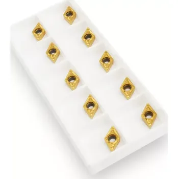 Příslušenstí k soustruhu Výměnná břitová destička DCMT070204 - na ocel, sada 10 ks