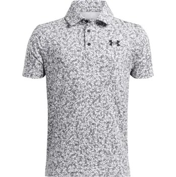 Chlapecké polo tričko Under Armour Playoff Printed Polo velikost YM bílá