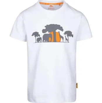 Chlapecké tričko Chlapecké triko Trespass Quiet velikost 7/8 bílá