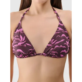 Dámské plavky Vrchní díl bikin 4F velikost XL dark violet allover