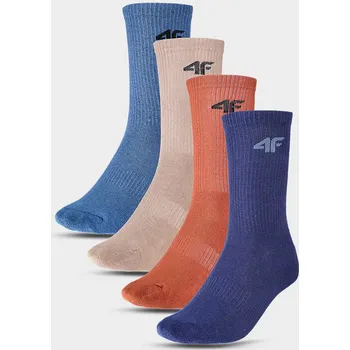 Dámské ponožky Chlapecké ponožky casual 4F 4-pack velikost 32-34 multicolour 1
