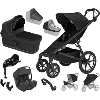 Kočárek Kočárek THULE Set MAX Urban Glide 4-wheel 2025 + JOIE, black
