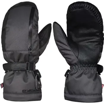 Rukavice Dámské lyžařské rukavice Eska White X Mitt velikost 7 black/grey