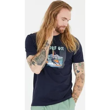 Pánské tričko Pánské tričko Cruz Desmond M velikost XL navy blazer