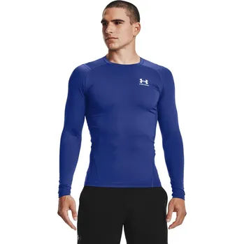 Pánské tričko Pánské kompresní triko Under Armour HG Armour Comp LS velikost 4XL royal