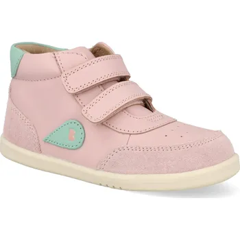 Kotníkové boty Bobux - Champ High Ballet Pink-Hemlock růžové Velikost: 24