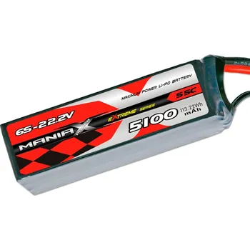 RC model letadla ManiaX Lipol 22.2V 5100mAh 55C