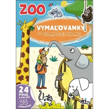 Bystrá hlava Vymaľovanky so samolepkami Zoo