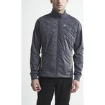 Pánská bunda Craft Storm Balance velikost M šedá se žlutou