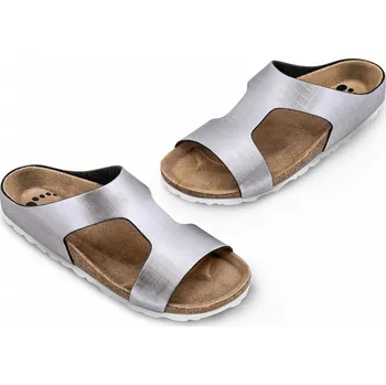 Dámská zdravotní obuv Obuv zdravotní FORcare 204014 stříbrná