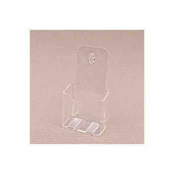 Reklamní stojánek na prospekty A6, stojící i závěs, plast