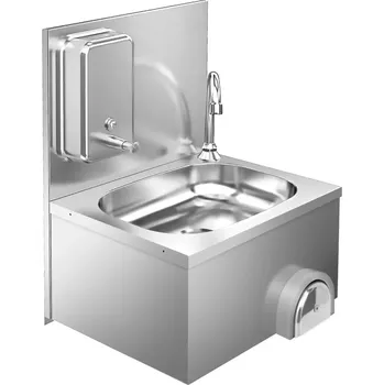 Kuchyňská pracovní deska UMYVADLO S BATERIÍ NA STUDENOU VODU A DÁVKOVAČEM MÝDLA (KOLENOVÉ OVLÁDÁNÍ)