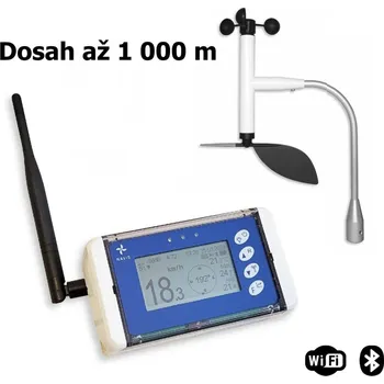 Anemometr Bezdrátový měřič rychlosti a směru větru s dlouhým dosahem WL13X-WSD
