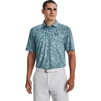 Pánské polo tričko Under Armour Playoff 3.0 Printed Polo velikost S still water