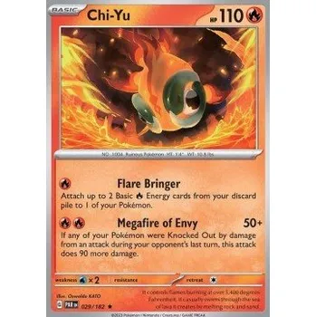 Volný čas Pokémon PAR 029/182 Chi-Yu - Paradox Rift Stav: Near Mint, Verze: NORMAL