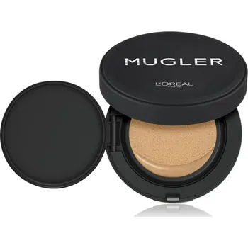 Přípravek na tvář L’Oréal Paris x Mugler dlouhotrvající kompaktní make-up pro plné krytí odstín 06 Medium Tan / Illusion 6 23 ml