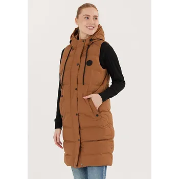 Dámská vesta Dámská dlouhá vesta Weather Report Chief W velikost 36 brown