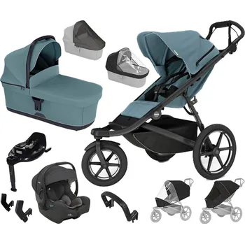 Kočárek Kočárek THULE Set MAX Urban Glide 3 2025 + JOIE, mid blue magnetic buckle