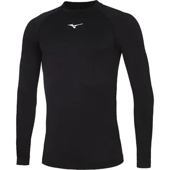 Pánské běžecké tričko Mizuno Core Long Sleeve Underwear velikost XXL black/white