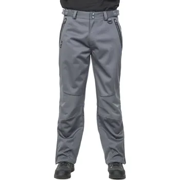 Pánské kalhoty Pánské softshellové nezateplené kalhoty Trespass DLX HOLLOWAY velikost XL carbon