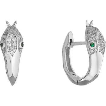 Náušnice Stříbrné kroužky ve tvaru hada 11776.3