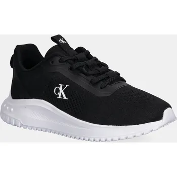 Dámské tenisky Tenisky Calvin Klein EVA RUNNER DRAWSTRING MIX MG dámské, černá barva, YW0YW01992 99X, EUR 42