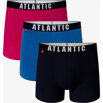 Pánské spodní prádlo Pánské boxerky ATLANTIC 3-Pack velikost M multicolor