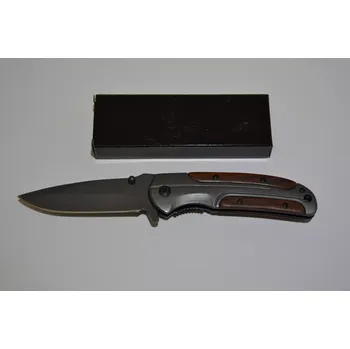 kapesní nůž Zavírací nůž, dřevěná rukojeť 0309