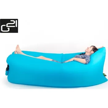 Spacák PRC Samonafukovací pytel Lazy Bag modrý