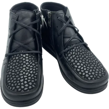 Dámská zimní obuv AXEL - Dámská kotníčková zimní obuv AXBW237 - černá Velikost: 38