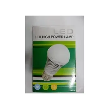 Žárovka PRC LED ŽÁROVKA 9W E27 BÍLÁ - 6000 KELVIN