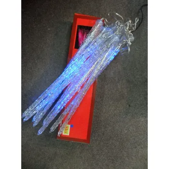 Vánoční dekorace PRC VÁNOČNÍ VENKOVNÍ RAMPOUCHY - 28CM, MODRÉ, TVAROVANÉ