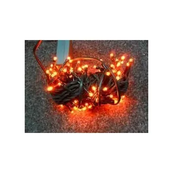 Vánoční dekorace PRC VÁNOČNÍ OSVĚTLENÍ 50 LED DIOD ČERVENÉ ZD, BLIKAČKY