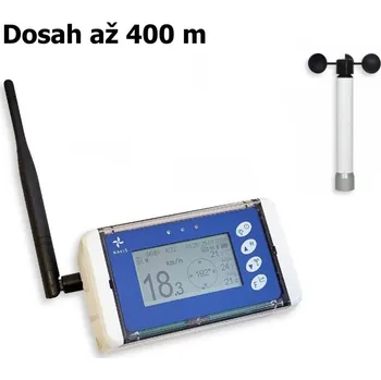 Anemometr Bezdrátový měřič rychlosti větru s dlouhým dosahem WL13-WS