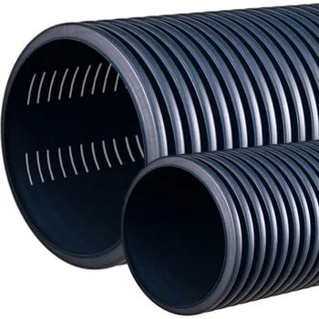 Kanalizační potrubí AGROSIL 2500 roura DN250 PE, SN8, průsakové trubky, děrování 220° LP, 6m tyč